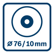 Meuleuse d'angle sans fil Bosch GWS Batterie 12-76-2