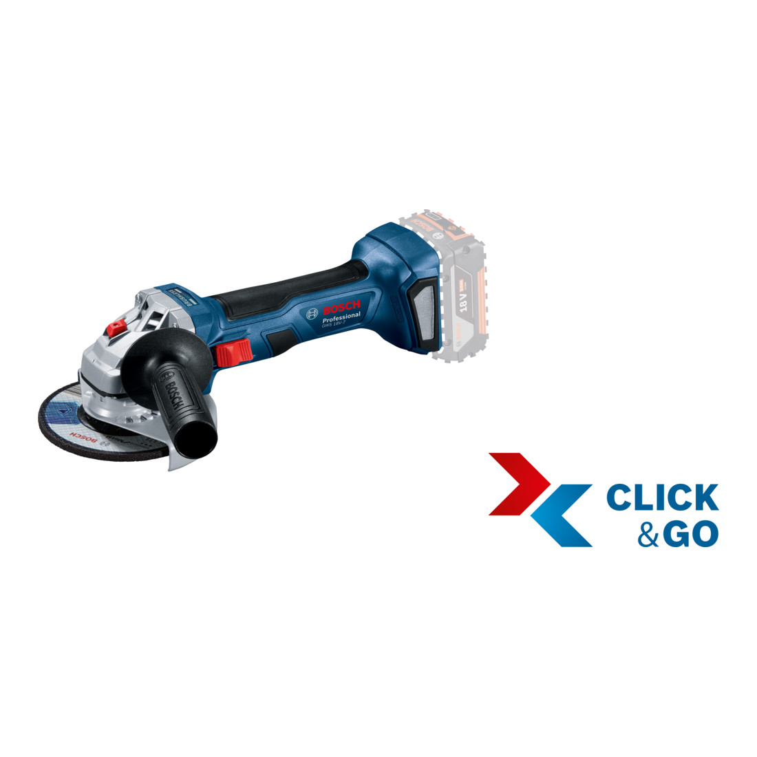 Meuleuse d'angle sans fil Bosch GWS, type 18V-7