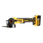 Meuleuse d'angle sans fil DEWALT 18 Volt / 5 Ah, 125 mm (sans brosse), avec 3 batteries-5