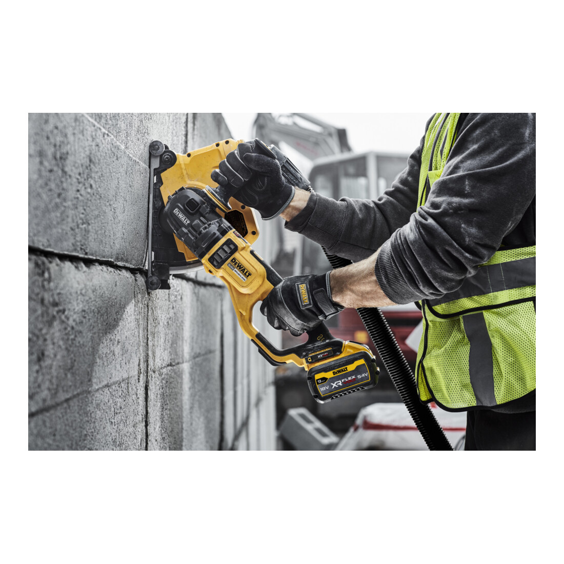 Meuleuse d'angle sans fil Dewalt 54 Volt 230mm en coffret