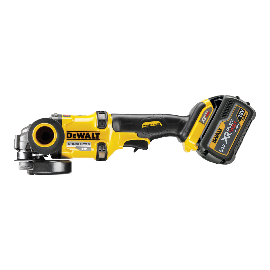 Meuleuse d'angle sans fil DEWALT 54V DCG414T2-QW