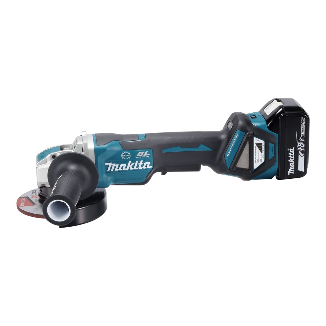 Meuleuse d'angle sans fil Makita 18V DGA519RTJ