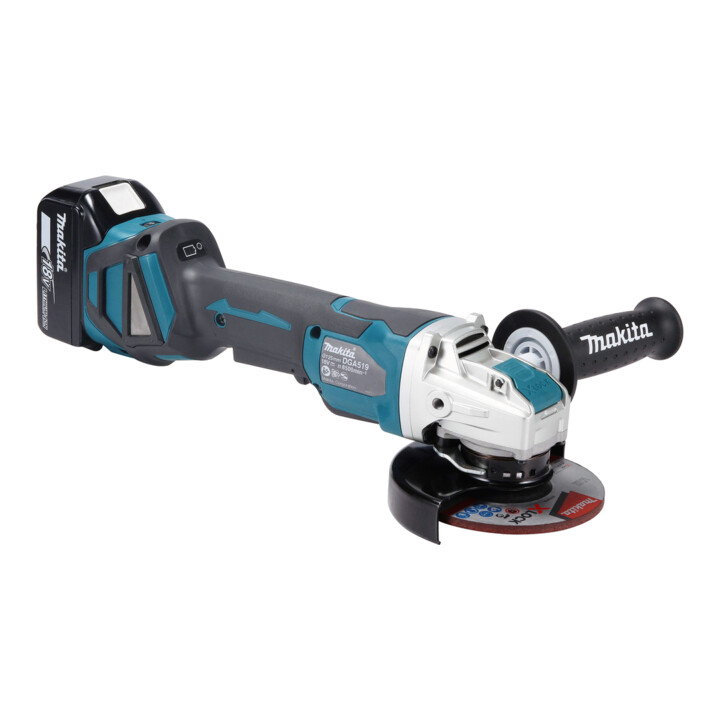 Meuleuse d'angle sans fil Makita 18V DGA519RTJ