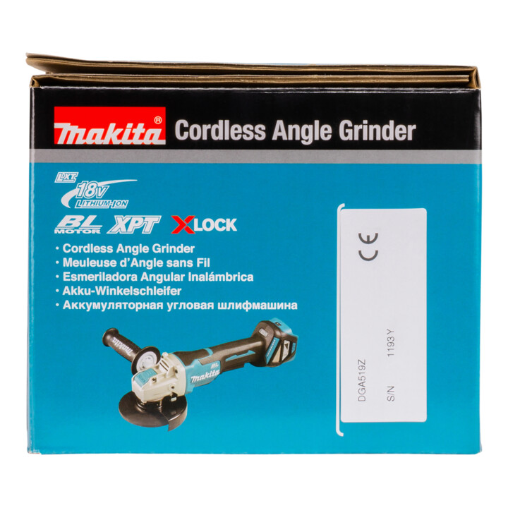 Meuleuse d'angle sans fil Makita 18V DGA519Z