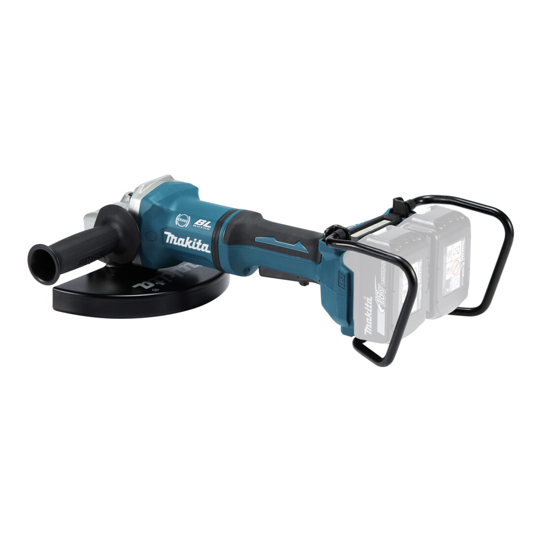 Meuleuse d'angle sans fil Makita 2 x 18 V dans la valise de transport DGA900ZKX2