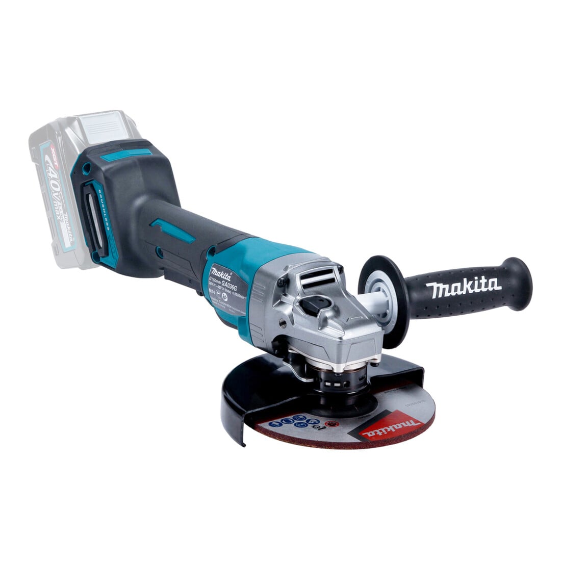Meuleuse d'angle sans fil Makita 40 V max. GA036GZ