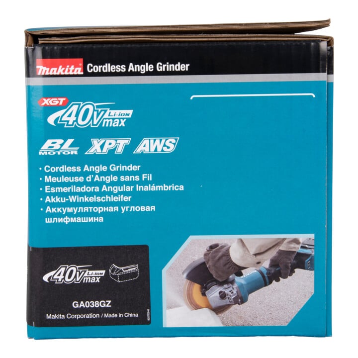 Meuleuse d'angle sans fil Makita 40V GA038GZ