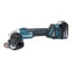 Meuleuse d'angle sans fil Makita DGA511RTJ, 18 V / 5 Ah, 2 batteries + chargeur en MAKPAC-2