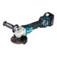 Meuleuse d'angle sans fil Makita DGA517RTJ, 18 V, 5,0 Ah avec interrupteur à palette, 2 batteries et chargeur, en MAKPAC-1