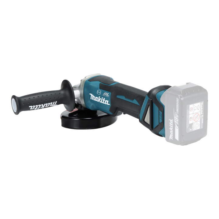 Meuleuse d'angle sans fil Makita DGA517Z 18,0 V avec interrupteur à palette (sans batterie, sans chargeur)