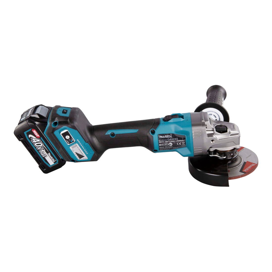 Meuleuse d'angle sans fil Makita XGT 40V GA023GM201