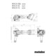 Meuleuse d'angle sans fil Metabo W 18 L 9-125 Quick, metaBOX 165 L