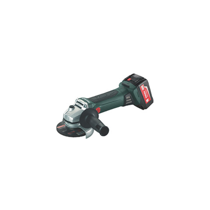 Meuleuse d'angle sans fil Metabo W 18 LTX 125 Mallette plastique rapide ; 18V 2x5.2Ah Li-Ion + ASC 55