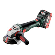 Meuleuse d'angle sans fil Metabo WB 18 LTX BL 15-125 Quick 18V avec batteries et chargeur, dans metaBOXX 165 L