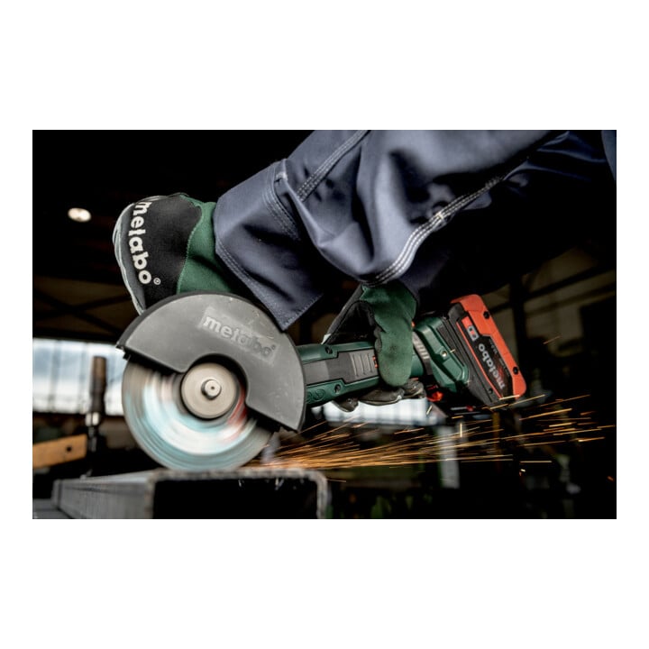 Meuleuse d'angle sans fil Metabo WPB 18 LT BL 11-125 Quick, metaBOX 165 L