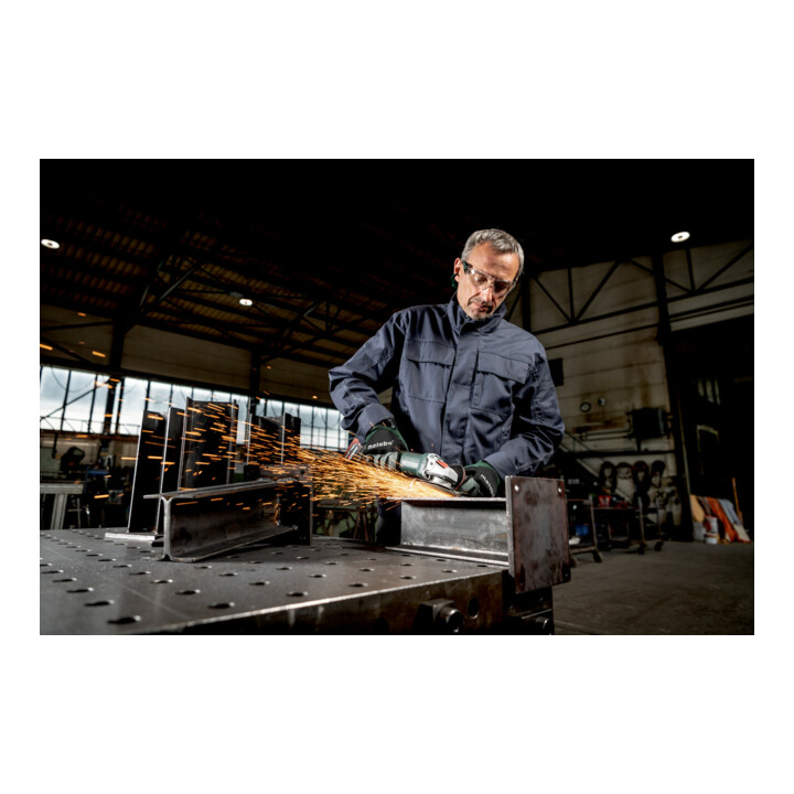 Meuleuse d'angle sans fil Metabo WVB 18 LT BL 11-115 Quick, metaBOX 165 L