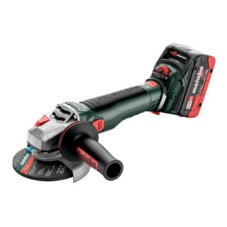 Meuleuse d'angle sans fil Metabo WVB 18 LT BL 11-125 Quick, metaBOX 165 L ; 18V 2x5.5Ah LiHD + ASC 145