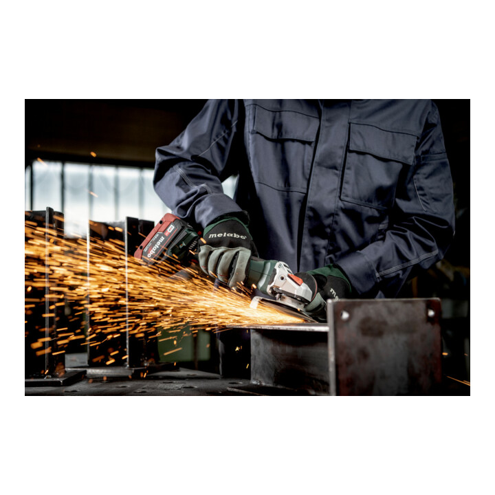 Meuleuse d'angle sans fil Metabo WVB 18 LT BL 11-125 Quick, metaBOX 165 L