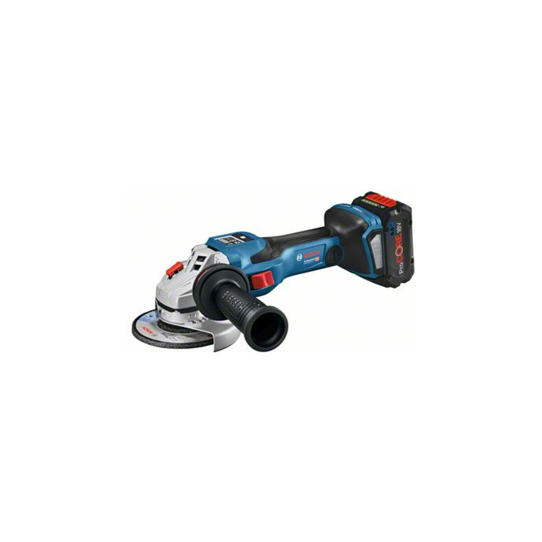 Meuleuse d'angle sur batterie Bosch BITURBO GWS 18V-15 SC, Version Solo, L-BOXX