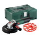 Meuleuse d'angle WE 15-125 HD Set GED metabo, avec meule-boisseau diamantée béton Professional, MetaLoc-1