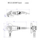 Meuleuse d'angle WE 22-230 MVT metabo, Coffret-4
