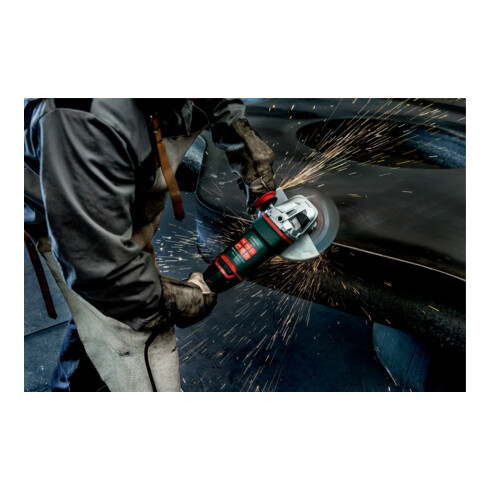 Meuleuse d'angle WEPBA 24-230 MVT Quick metabo, avec frein de meule mécanique, carton