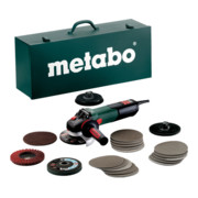 Meuleuse d'angle WEV 15-125 Quick Inox Set metabo, Coffret en tôle d'acier-1
