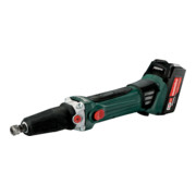 Meuleuse droite sans fil GA 18 LTX metabo, Coffret, 18V 2x5.2Ah Li-Ion + ASC 55-1