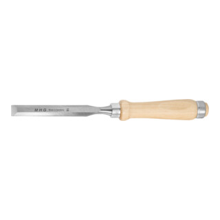 MHG Ciseau avec manche en bois, Largeur de lame: 16 mm