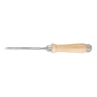 MHG Steekbeitel met houten handvat, Bladbreedte: 4 mm