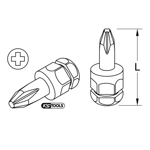 KS Tools Micro Embout, PH