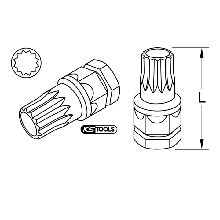 MICRO Embouts, XZN, 5mm