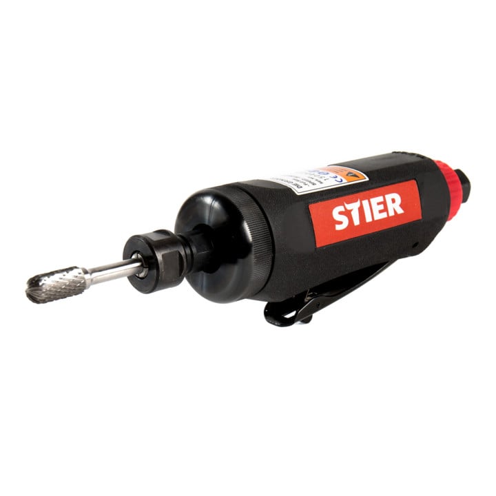 STIER Set de fraises HM 10 pièces + meuleuse à tige 188 mm
