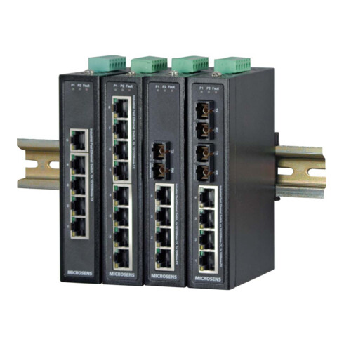 Microsens Industrie F.E. Switch 4x 10/100 + 1x 100 MS657102X