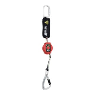 Miller Enrouleur à rappel automatique Sangle en tissu TurboLite EDGE, Longueur câble métallique: 2 m