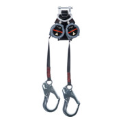 Miller Enrouleurs à rappel automatique Sangle en tissu TurboLite EDGE Twin, Longueur câble métallique: 2,75 m
