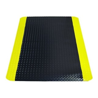 Miltex Schmutzfangmatte Yoga Deck Ultra 90 x 150 cm schwarz/gelb