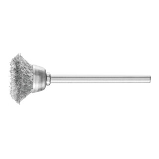 Brosse à manche PFERD, sans nœud TBU MES fil ondulé