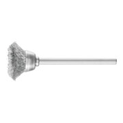 Brosse à manche PFERD, sans nœud TBU MES fil ondulé