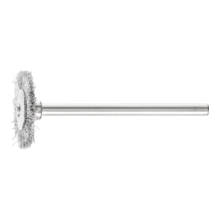 Brosse ronde sur tige PFERD, non torsadée RBU