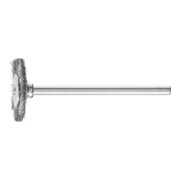 Mini brosse ronde RBU D19xl2xL5mm câble en inox D. de la tige 3 mm PFERD-1