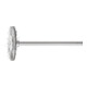 Mini brosse ronde RBU D22xl2xL6mm câble en inox D. de la tige 3 mm PFERD