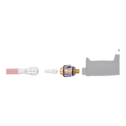 Mini-burette à air comprimé 1/4" STIER