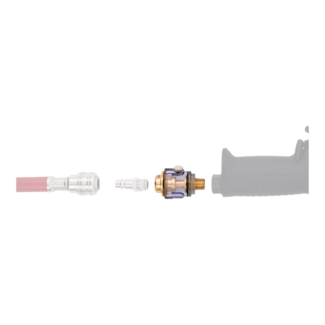 Mini-burette à air comprimé 1/4" STIER