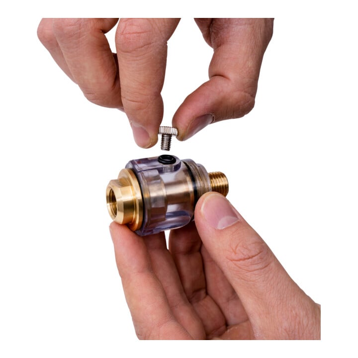 Mini-burette à air comprimé 1/4" STIER