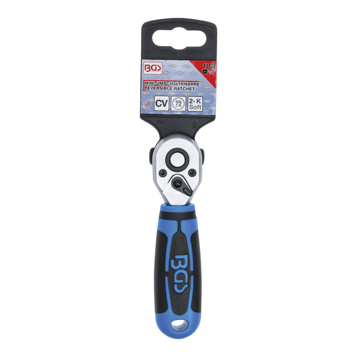 Mini-cliquet réversible 10 mm (3/8") BGS