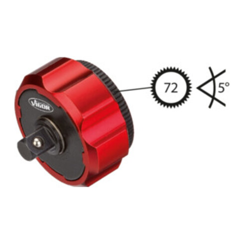 Mini-cliquet rond 29 mm VIGOR