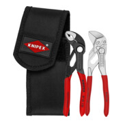 Mini-jeux de pinces, en pochette de ceinture à outils Knipex