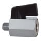 Mini robinet à boisseau 9,73 mm filetage int./ext. RIEGLER