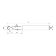 Miniaturfr. VHM TiALN 5,0 25mm D6 Z2 FORMAT-2